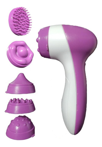 Cepillo Limpiador Facial 6 En 1 Masajeador Exfoliante