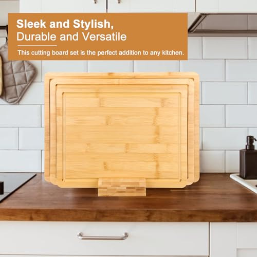 Tabla De Cortar De BambĂș Extra Grande Set De 3 Tablas De Cor