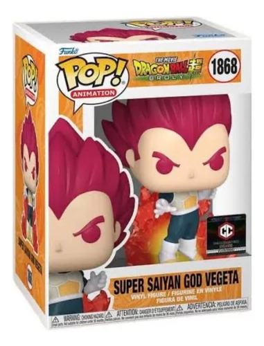 Funko Pop Dragonball Super Saiyan God Vegeta 1868 Chalice