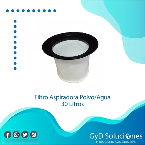 Filtro Aspiradora Industrial 15 y 30 Litros