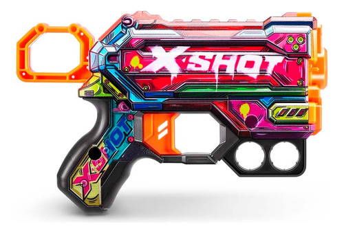 Pistola Lanza Dardos X-shot Zuru Skins Menace Diseño Grafiti