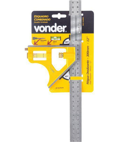 Esquadro 12 Combinado Vonder 3550212000