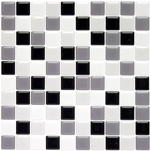 Pastilha Adesiva Resinada Kit 32 Placas Cobre 2,0 M2 Cor Padrão - Preto
