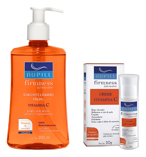 Nupill Kit Firmness Intensive Vitamina C - Sabonete E Creme