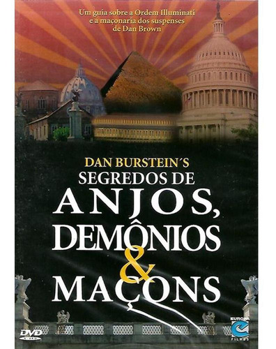 Dvd Segredos De Anjos Demônios E Maçons