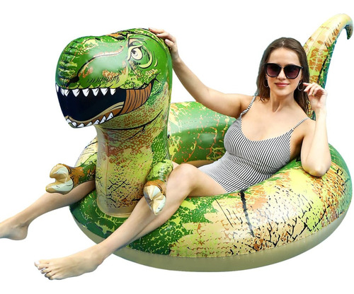 Dinosaurio Flotador Inflable Para Piscina