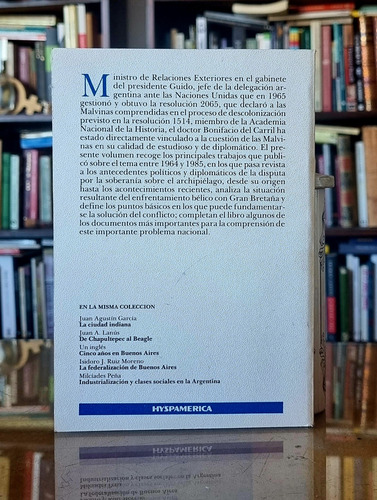 La Cuestión De Las Malvinas - Bonifacio Del Carril (Usado)