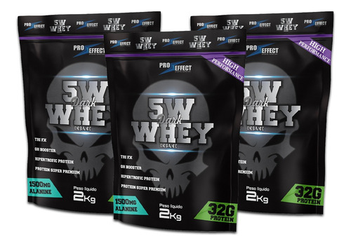  3x Whey Proten Pro Effect 6kg (wey Way 3w 5w) - Promoção!!