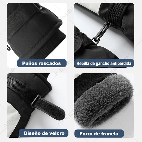 Guantes Térmicos Impermeables Touch Resistentes Deportivos
