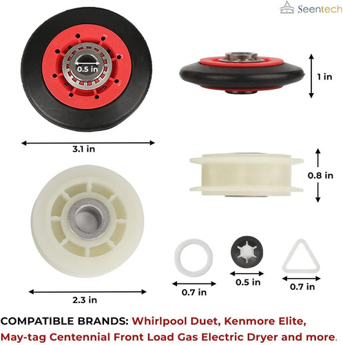 4392067 Kit De Repraración De Secadora Y Tensor De Secadora