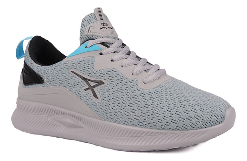 Imagen 2 de 8 de Zapatilla Athix Wild Dama (cinza/azul)