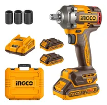 Comprar Llave De Impacto Ingco 20v 400nm 2 Baterias 2a 3 Dados