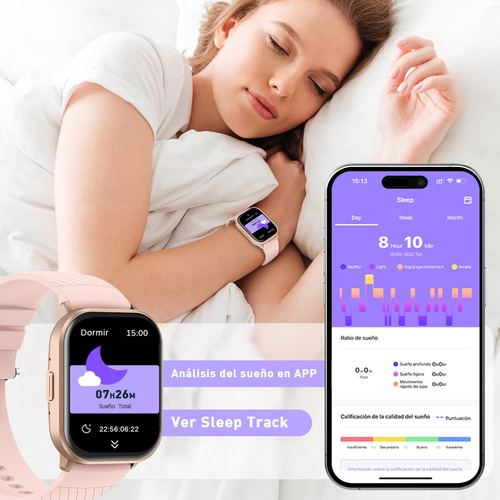 Reloj Smartwatch Reloj Inteligente Bluetooth Llamada 2.01''