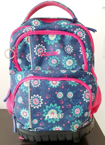 Kossok Mochila Carro Floreada - Impecable