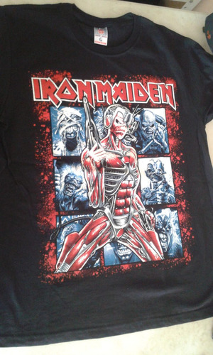 Camisetas De Rock Iron Maiden