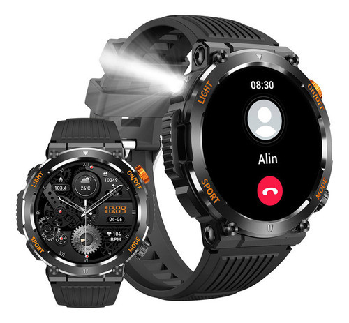 Reloj Inteligente Militar, Pantalla Táctil Completa De 1.46