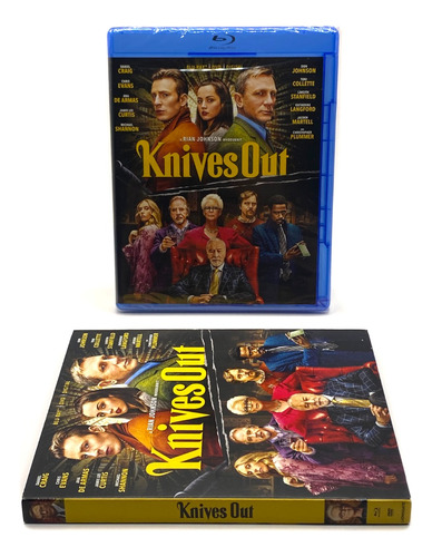 Blu-ray + Dvd Knives Out ( Entre Navajas Y Secretos) Nuevo 