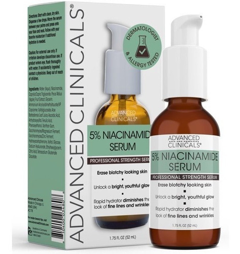 Advanced Clinicals 5% Niacinamide Serum Tipo de piel Todo tipo de piel