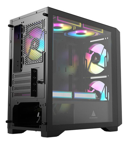 Gabinete Gamer Acegeek Vision M352, Mid-tower, Lateral/vidro