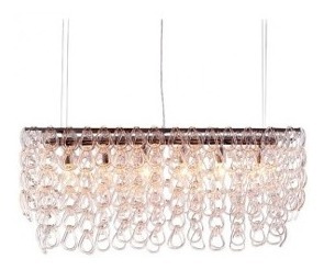 Imagen 2 de 9 de Lampara De Techo Modelo Jet Stream - Vidrio Këssa Muebles