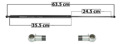 Amortiguador 5ta Puerta Hummer H3 2006-2010 Der/izq