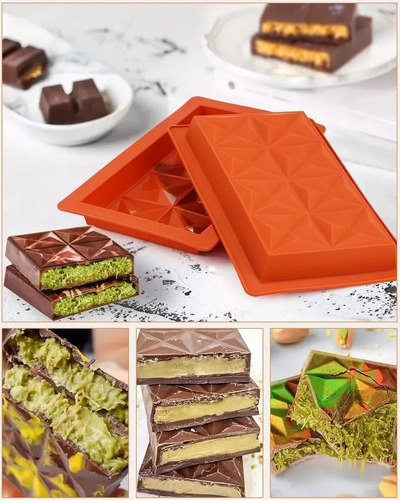 Molde De Silicona Dubai Para Chocolate, Praliné Y Bombones