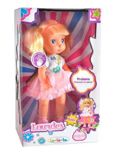 Muñeca Lourdes Canta Y Baila 40 Cms  , Con Ropa Modelo Pop