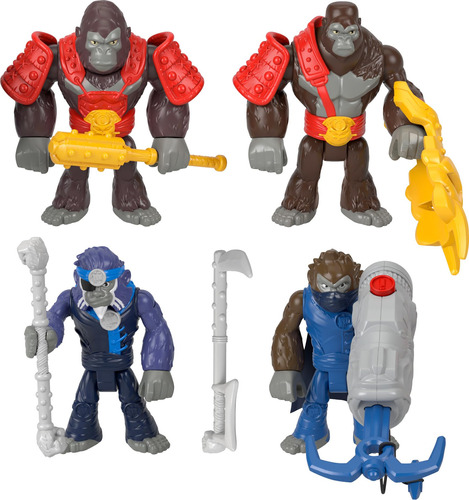 Imaginext Mundo Aventura Figura De Acción Paquete Gorilas Y 