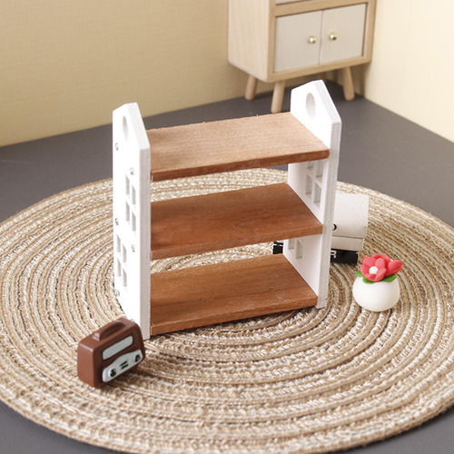 Estantería En Miniatura Para Casa De Muñecas, Muebles En