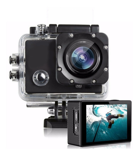 Action Camera Go Sport Pro Lcd Prova D'agua
