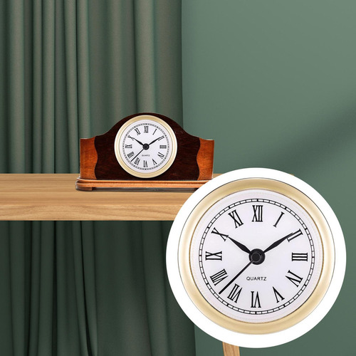 Reloj De Pared De Movimiento De Inserción De Reloj Dorado