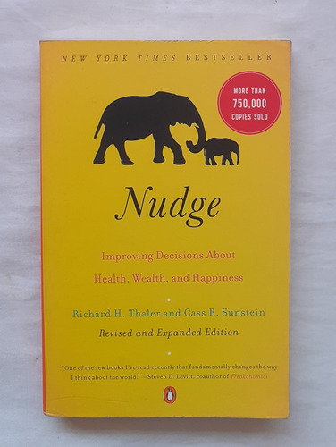 Nudge Richard Thaler Cass Sunstein Libro Original En Ingles 