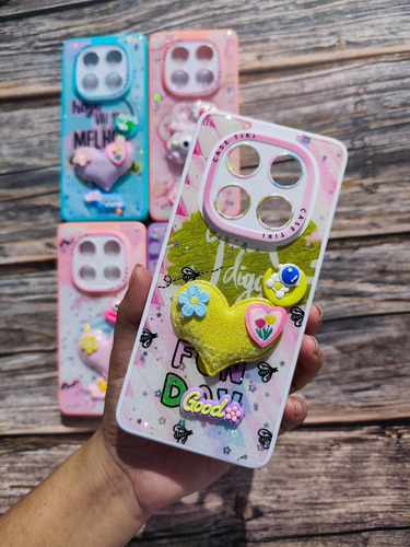 Funda Con Diseño 3d Para Xiaomi Note 14 Pro 5g Kwaii Blanco