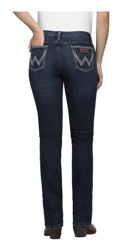 Imagen 2 de 4 de Pantalon Jeans Vaquero Cintura Baja Wrangler Mujer W01
