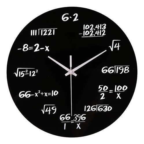 White A-x - Reloj De Pared Digital Acrílico Moderno Simple P