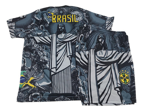 Conjunto Brasil Cristo Redentor Futbol Deportivo
