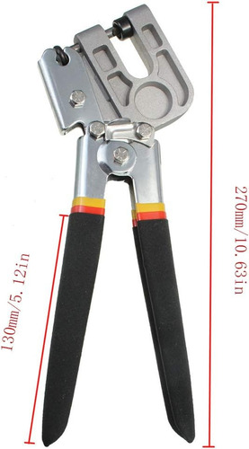 Postes Del Metal Sin Uñas Crimper Con Mango Antideslizante