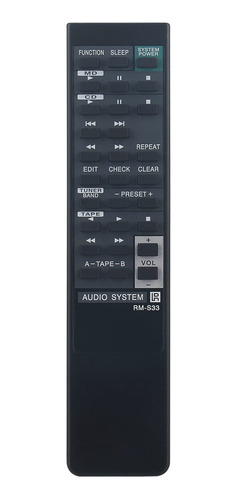 Mando A Distancia Rm-s33 Para Sistema De Audio Hcdh801 Mhc70