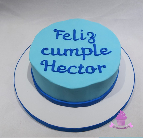 Torta Tematica Personalizada Feliz Cumple - 20 Personas