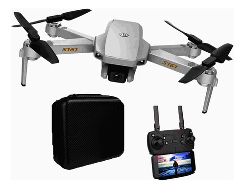 Drone Toysky Csj S161 Con Dual Cámara Hd Grey 2 Baterías