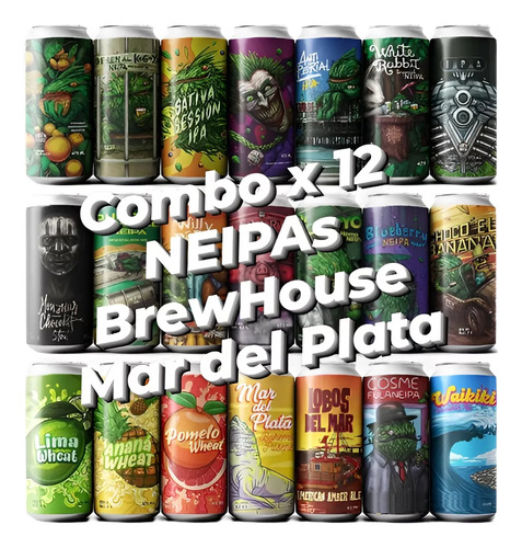 Combo X 12 Cerveza Artesanal - Neipas Extremas - Latas