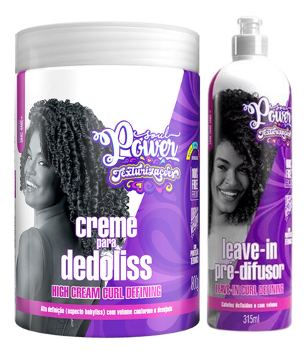 Soul Power Texturizações Dedoliss 800ml + Leave-in