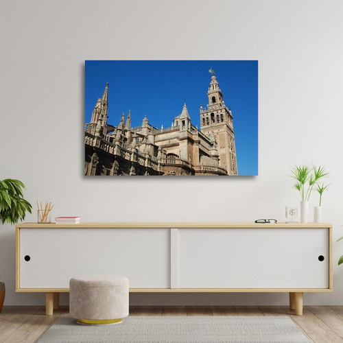 Cuadro Fachada De Catedral De Sevilla Arte Canvas 45x30