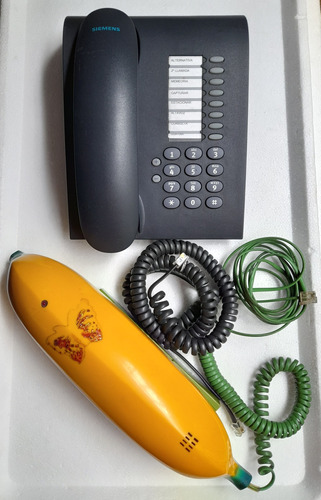 Lote X 2 Telefonos De Mesa Siemens Banana Phone