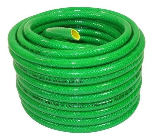 Manguera De Riego Super Reforzada 3/4 X 50 Metros Freplast Color Verde Lima
