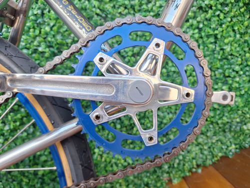 Bicicleta Jna Big Aro 24 Light Cromada Anodizada Azul 24 " (Usado)