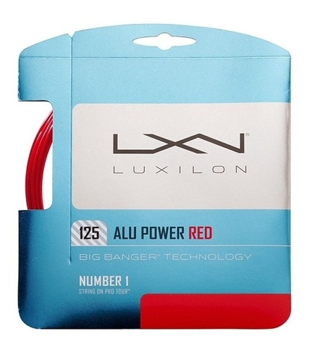 Cuerda Luxilon Alu Power Red 1.25 Mm! 