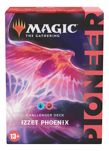 Magic The Gathering Pioneer Challenger Deck 2022 - Izzet Phoenix (azul-vermelho)