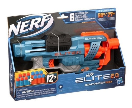 Imagen 6 de 7 de Pistola Nerf Elite 2.0 Commander Rd-6 Blaster 12 Dardos