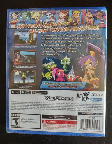 Imagen 2 de 3 de Ps5 Shantae And The Seven Sirens / Limited Run Games